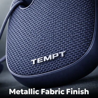 Tempt Rebel Air Metallic Fabric Finish Portable Bluetooth Speaker