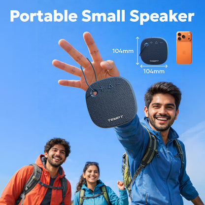 Tempt Rebel Air Mini Portable Bluetooth Speaker Compact Travel Speaker