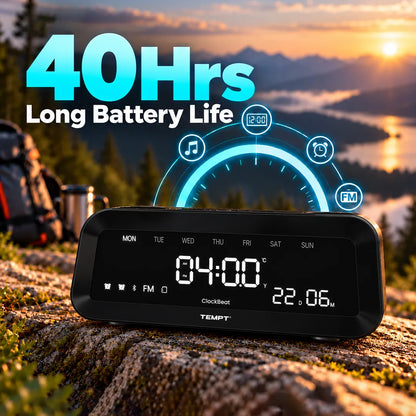 temptindia_Black_juggler_clockbeat_speaker_40hrs_long_battery_life