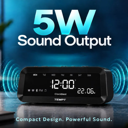 temptindia_Black_juggler_clockbeat_speaker_5w_sound_output