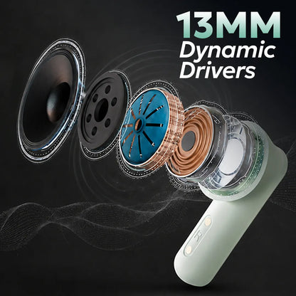 thunderpro mint green color 13mm dynamic drivers temptindia