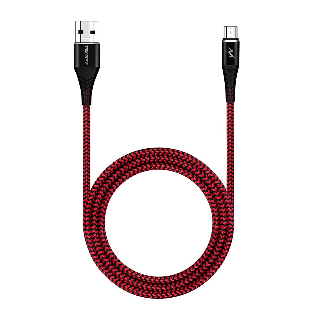 Twist Braided with Aluminium Shell USB to Micro USB Cable