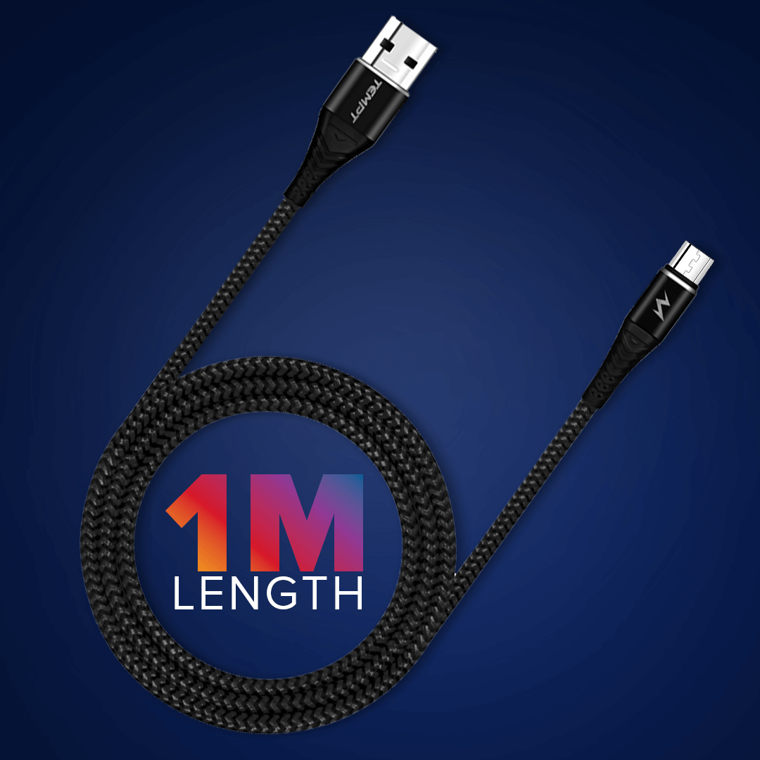 Twist Braided with Aluminium Shell USB to Micro USB Cable