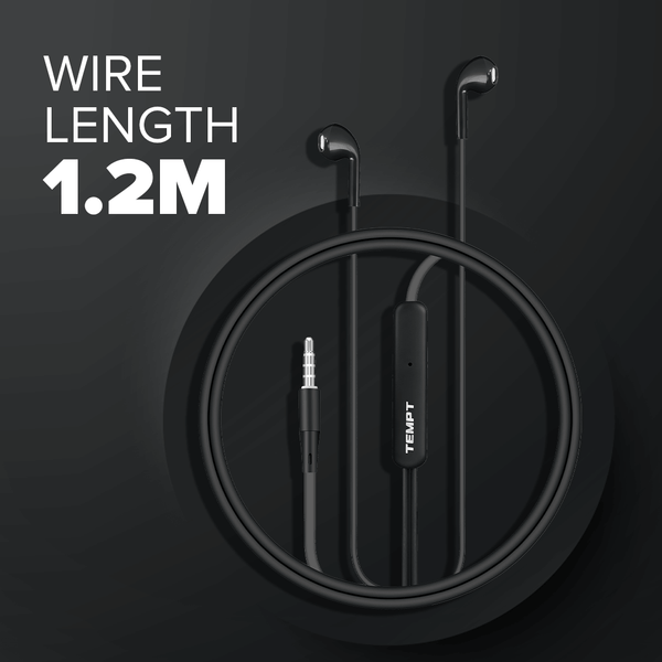 Tempt Zip X1 | Buy Wired Earphones with Mic & super large bass online ...