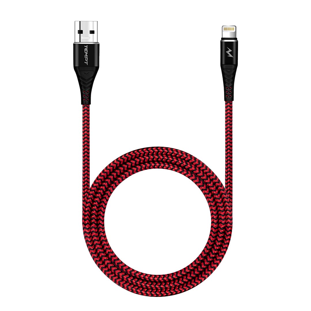 Twist Braided with Aluminium Shell USB to Lightning Cable