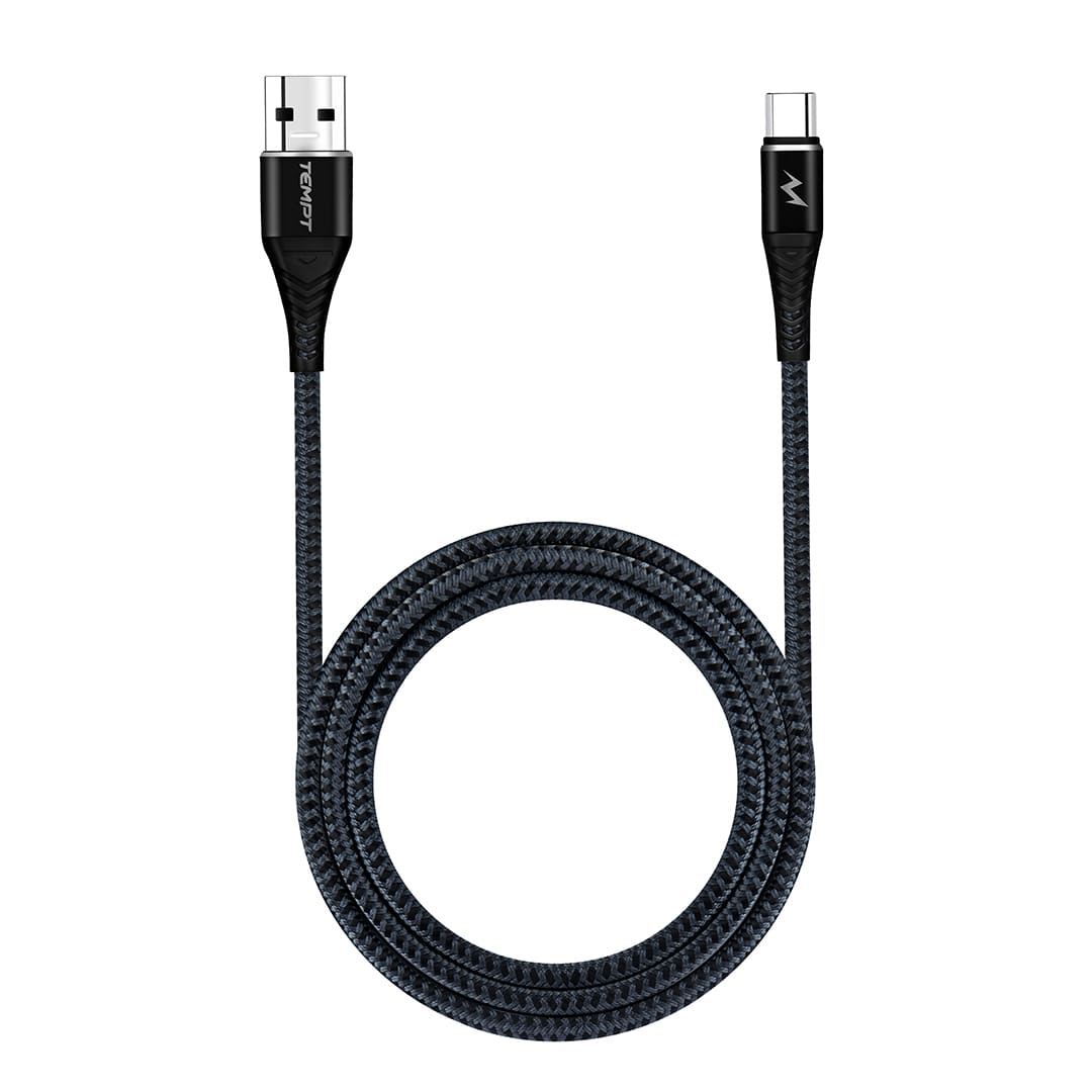 Twist Braided with Aluminum Shell USB to Type C Cable